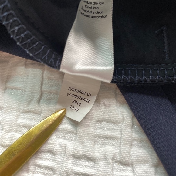 Athleta Gramercy Track Pants Navy Blue Sz 12 - Picture 13 of 16